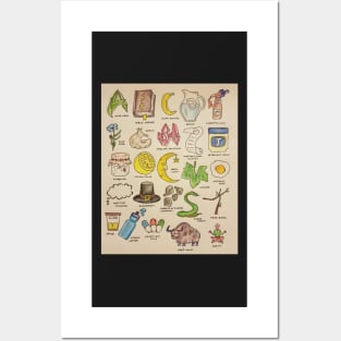 THE A-Z OF INCURABLE ILLNESS 'CURES' Posters and Art